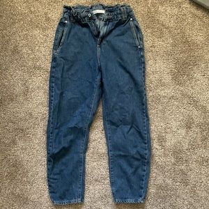 ZARA high waisted mom jeans